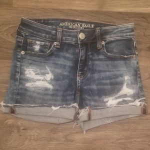 American Eagle Distressed Shorts